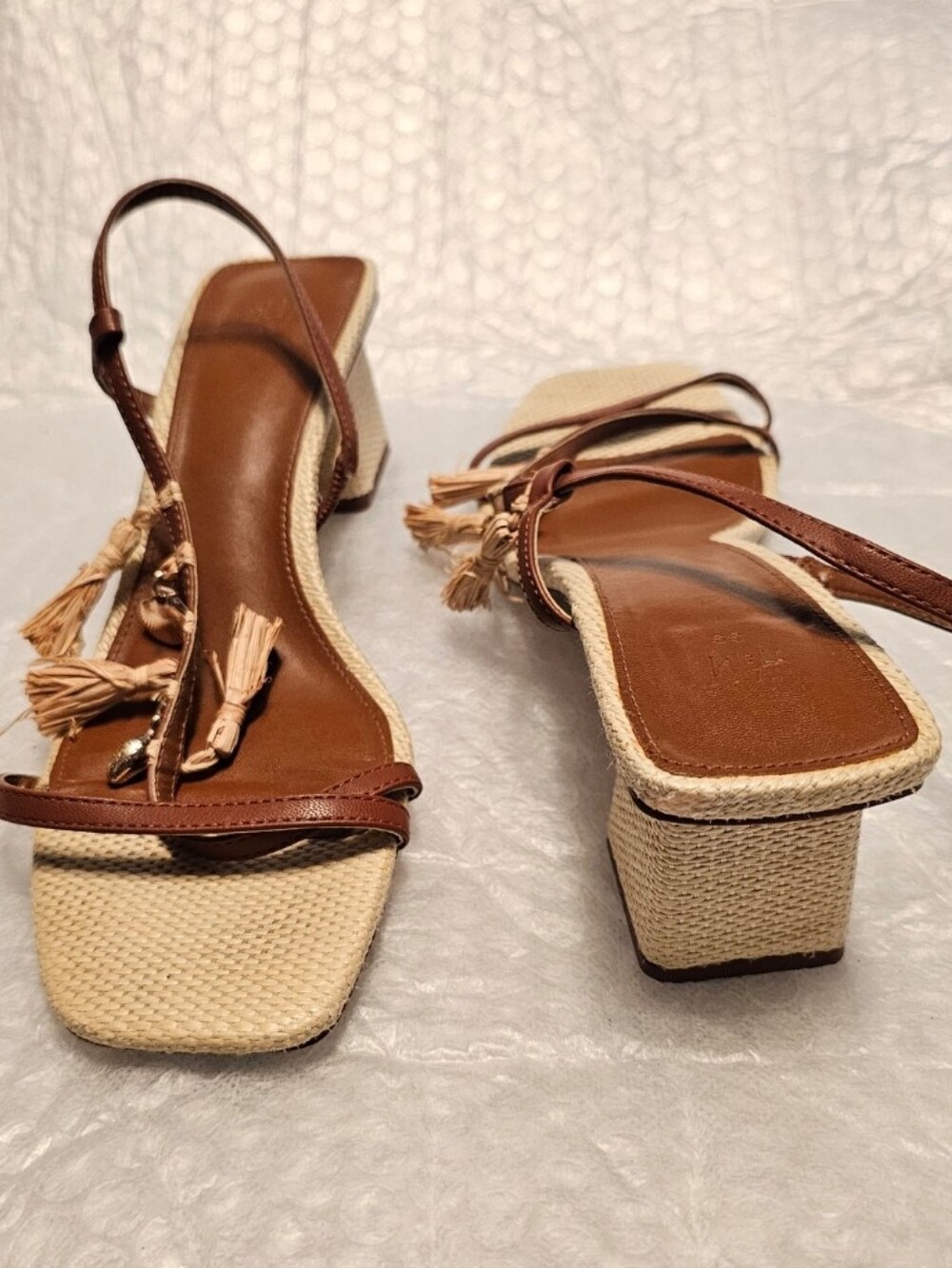 H&M Tasselled heeled sandals - Picture 10 of 12